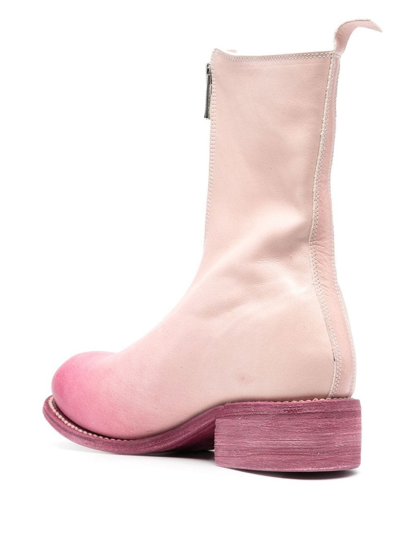 leather zip-up boots 3