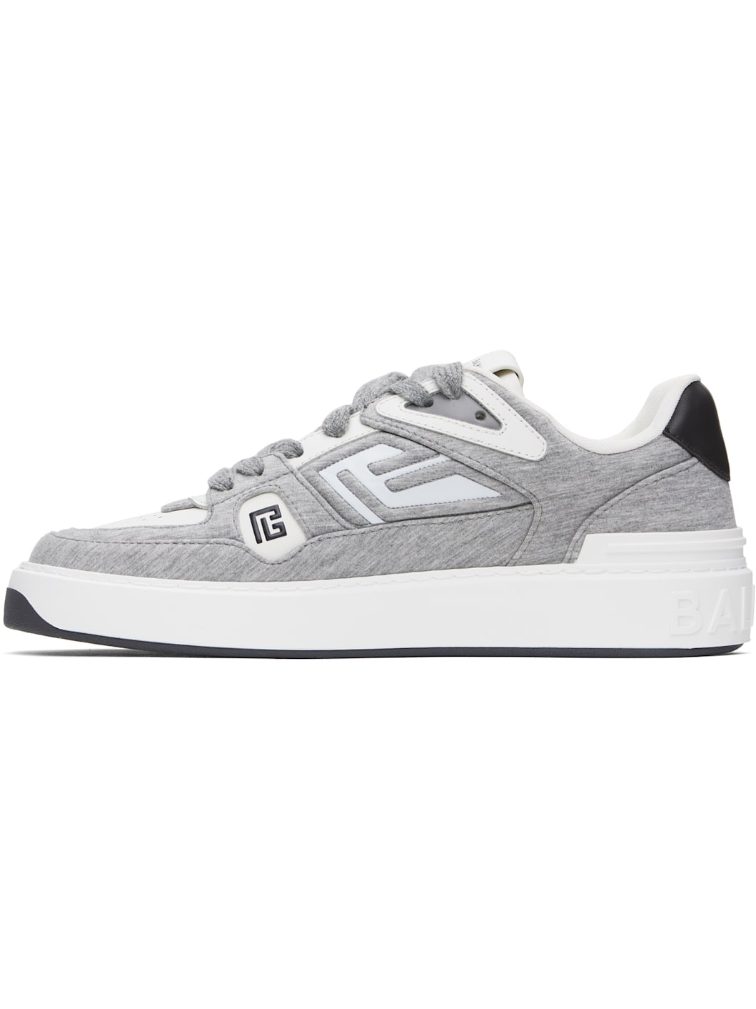 Gray B-Court Skate Sneakers - 3