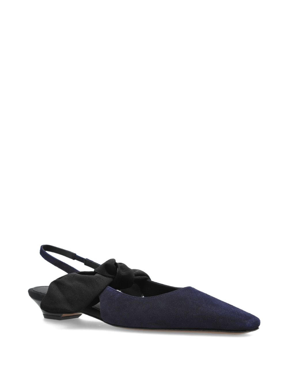 bow slingback trainers - 2