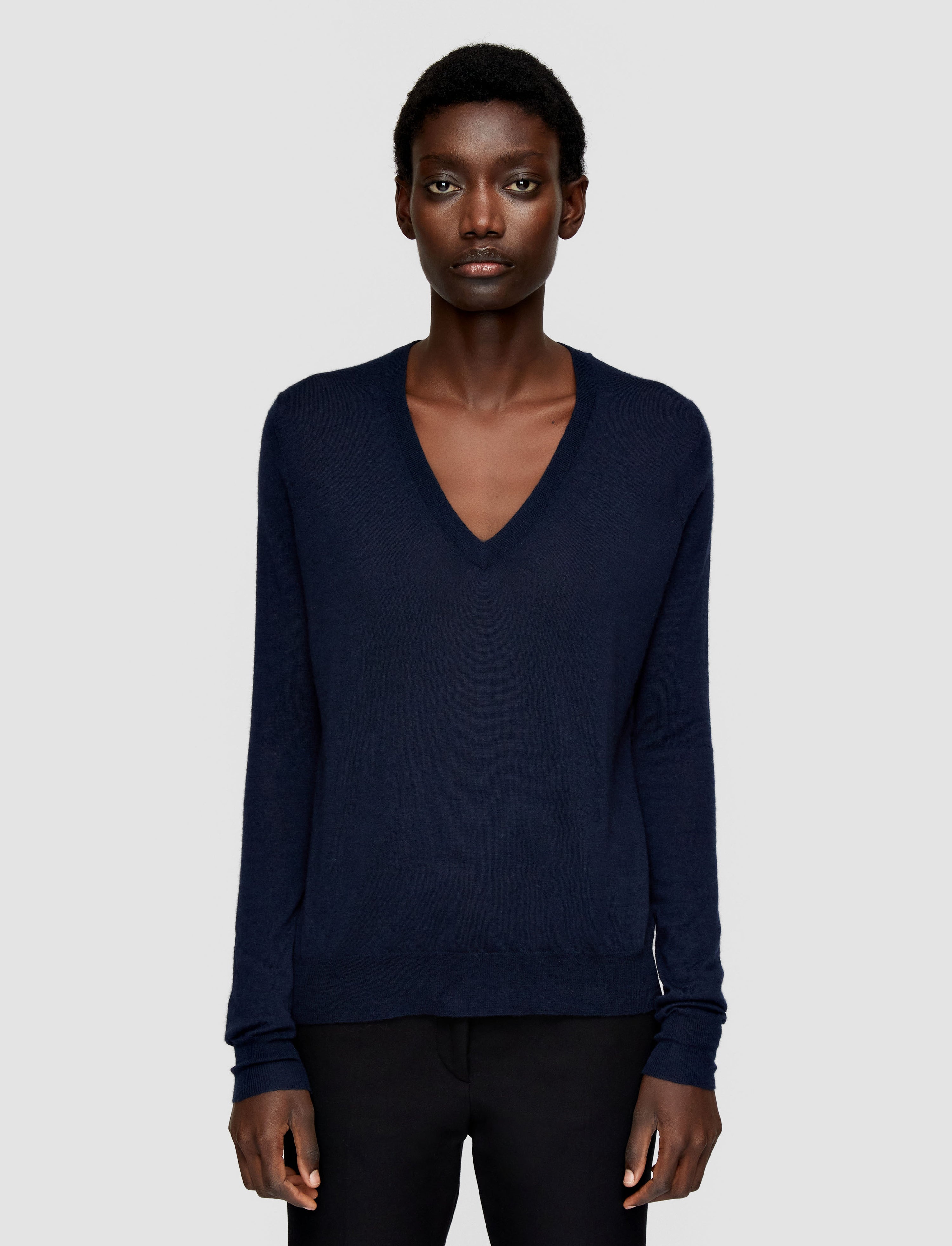 Cashair V Neck Jumper - 3