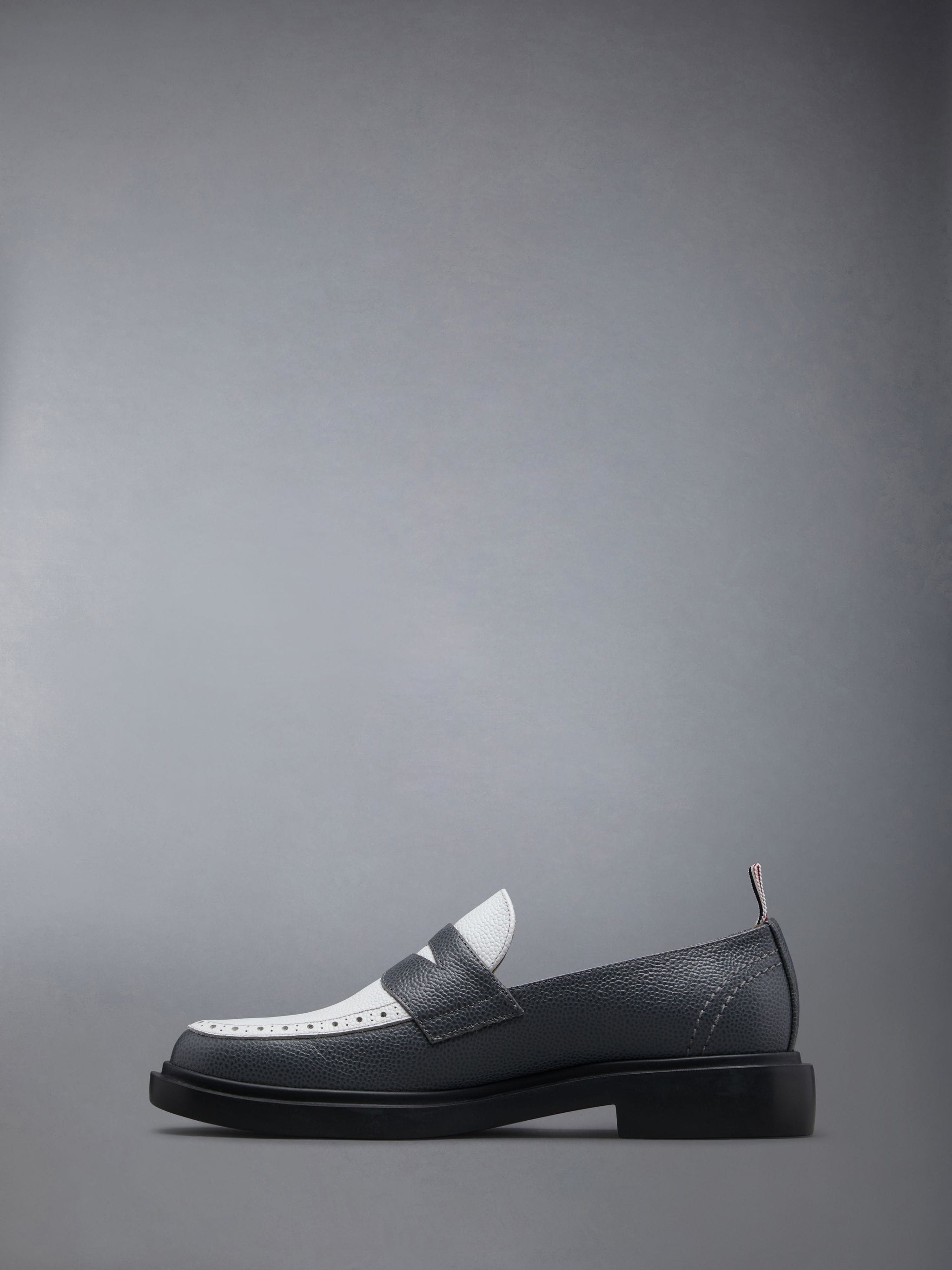 Pebble Grain Leather Penny Loafer - 3
