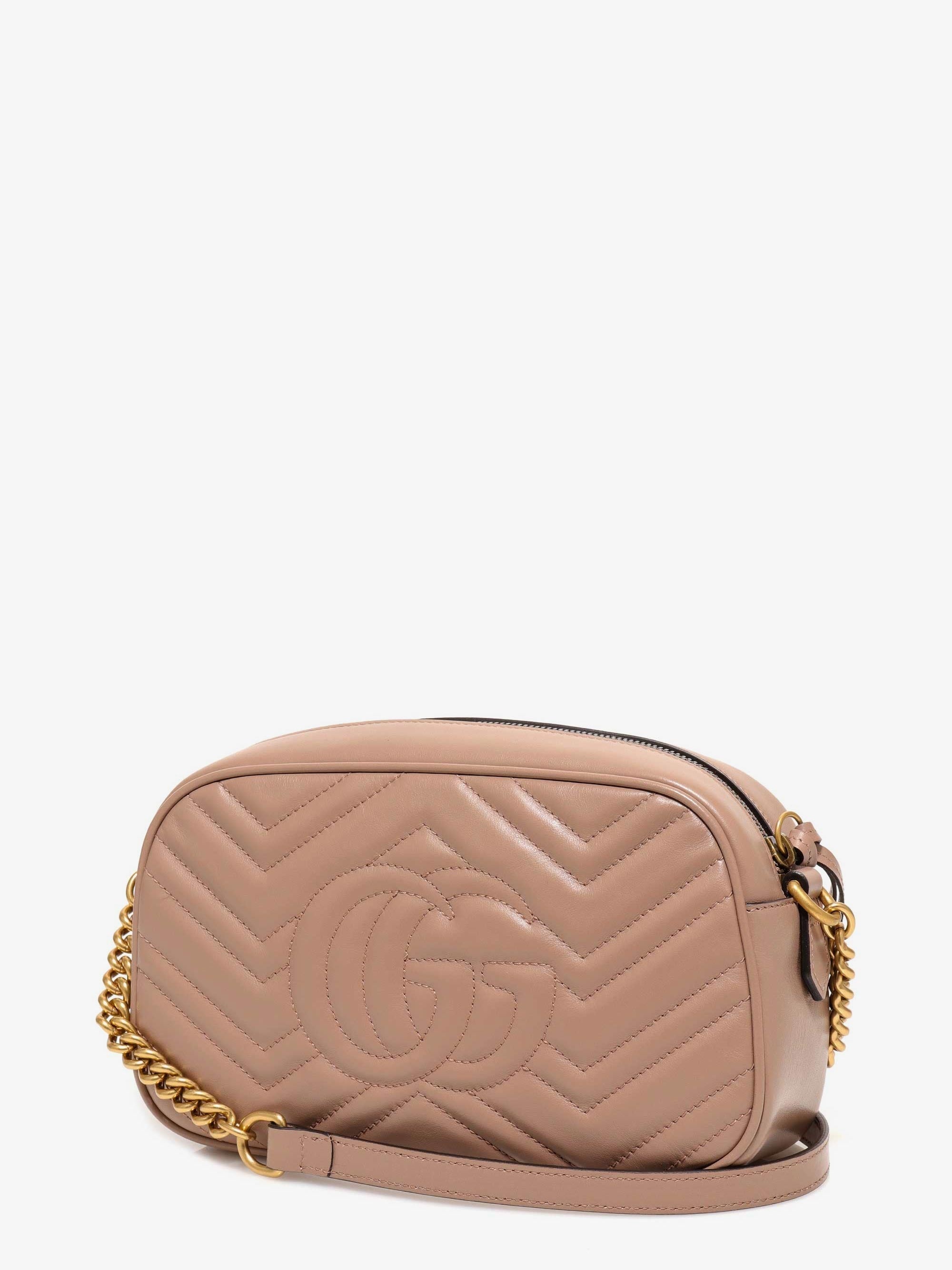 Gucci Woman Gg Marmont Woman Pink Shoulder Bags - 2