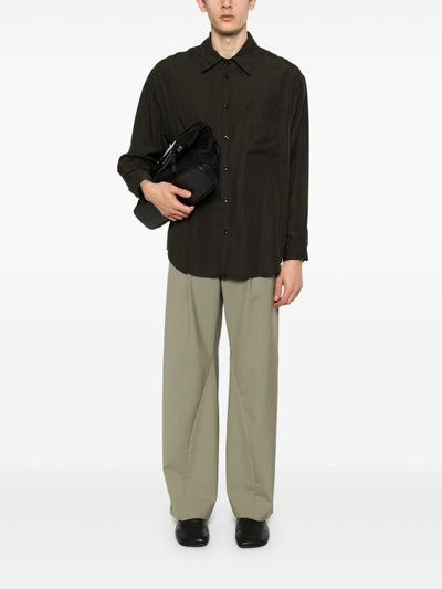 Lemaire double-pocket lyocell shirt outlook