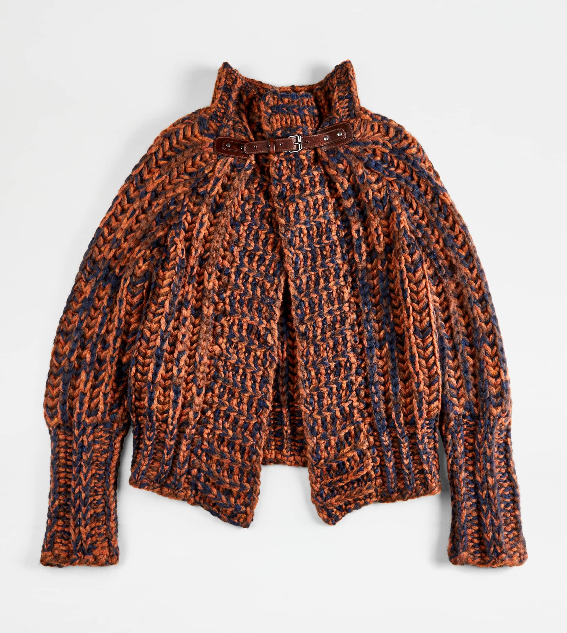 JUMPER MOULINÉ - ORANGE, BLUE, BROWN - 8