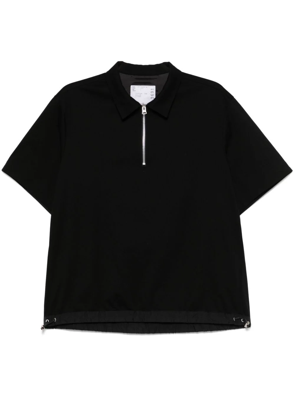 half zip-up polo shirt - 1