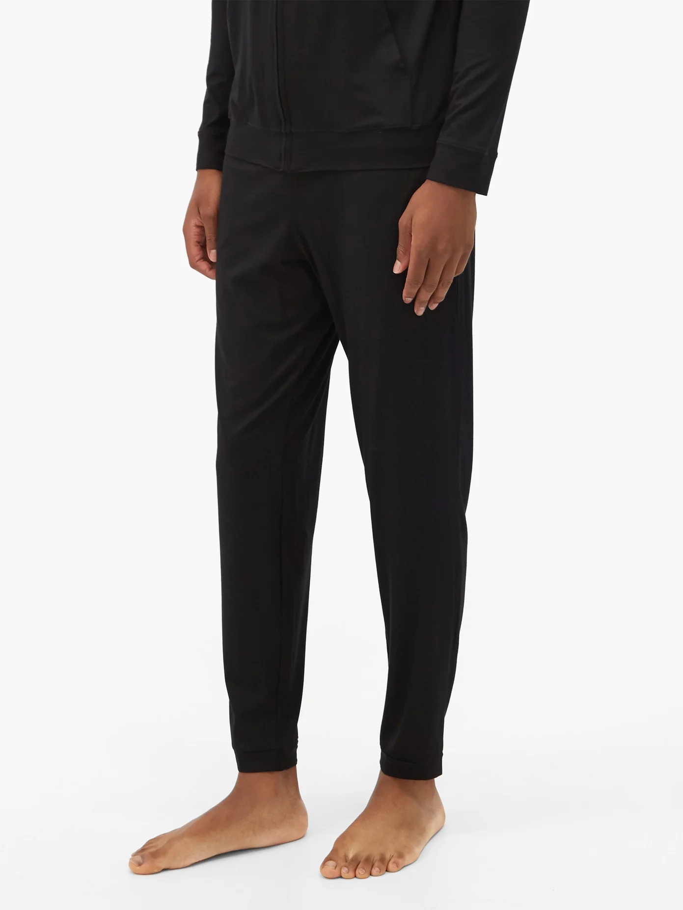 Basel micromodal-blend jersey track pants - 6