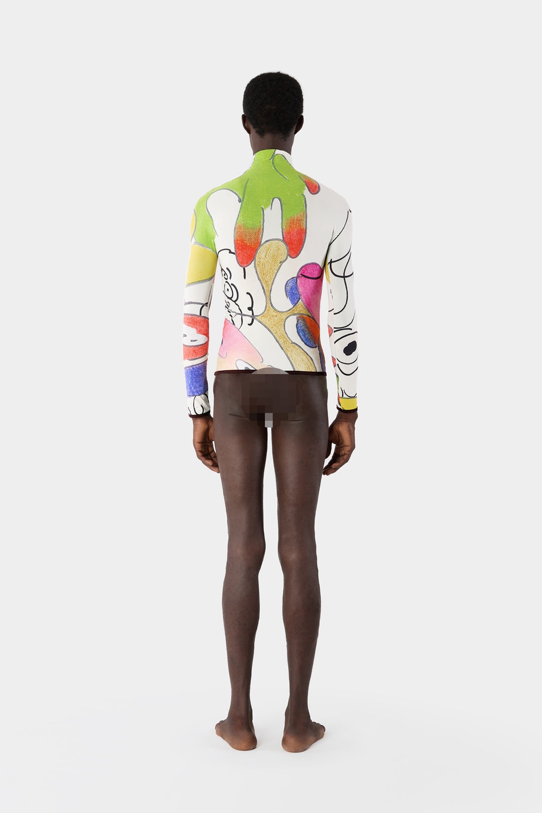 WHATEVER PRINT SUPERSTRETCH LONGSLEEVE T-SHIRT - 4