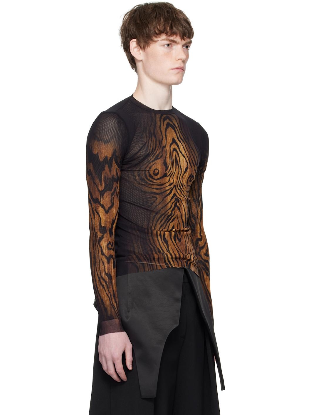 Brown 'The Wood' Top - 2