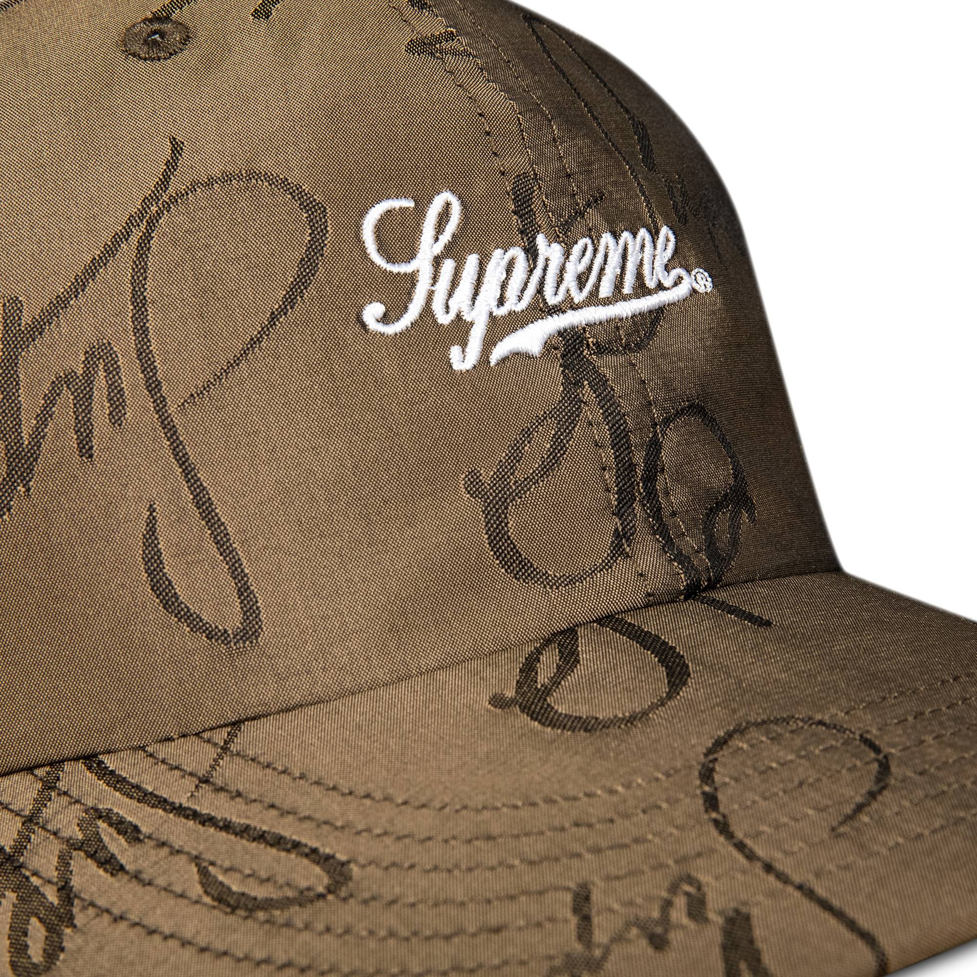 Supreme Script Logos 6-Panel 'Olive' - 3