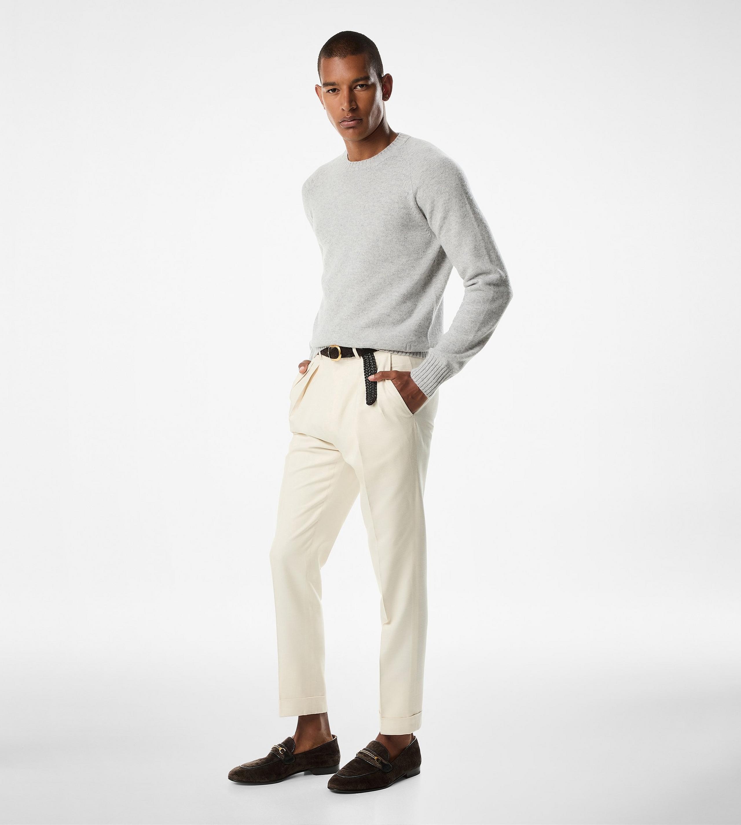 SEAMLESS CASHMERE CREWNECK - 2