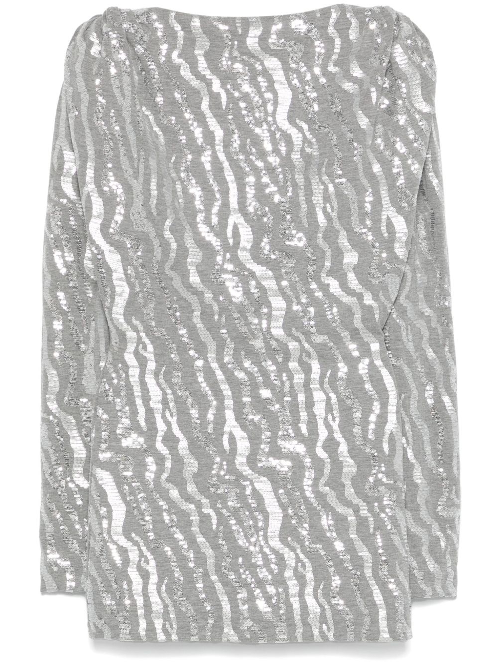sequined mini dress - 1