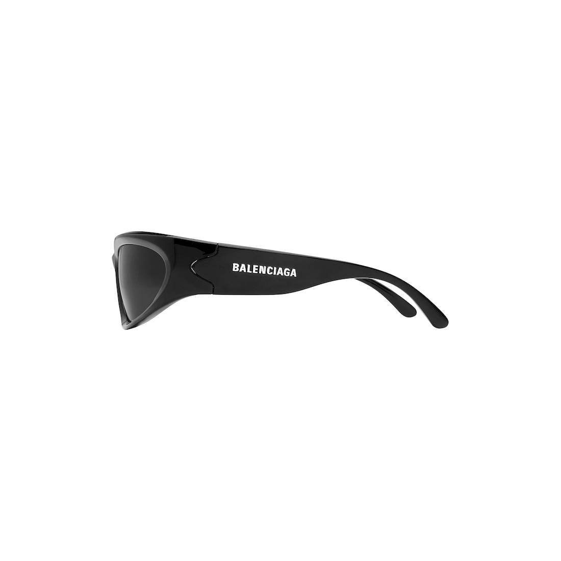 Swift Oval Sunglasses in Black - 2