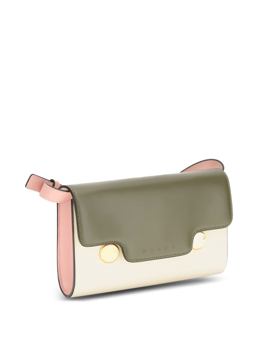 Trunkaroo calf leather two-tone shoulder bag - 3