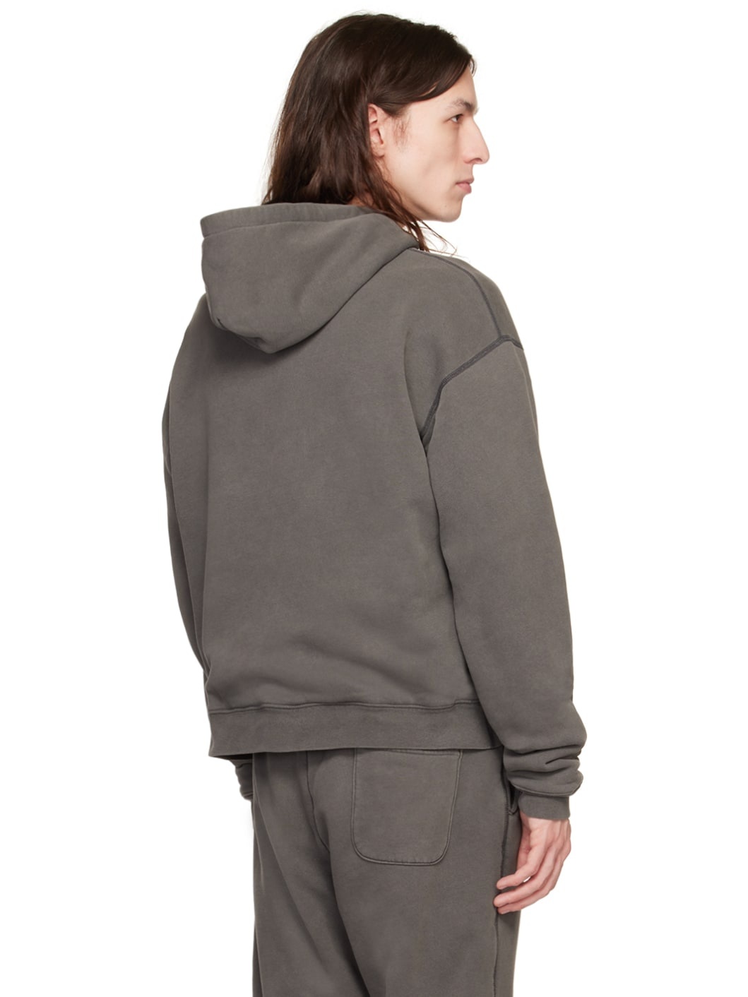 Gray Thermal Hoodie - 3