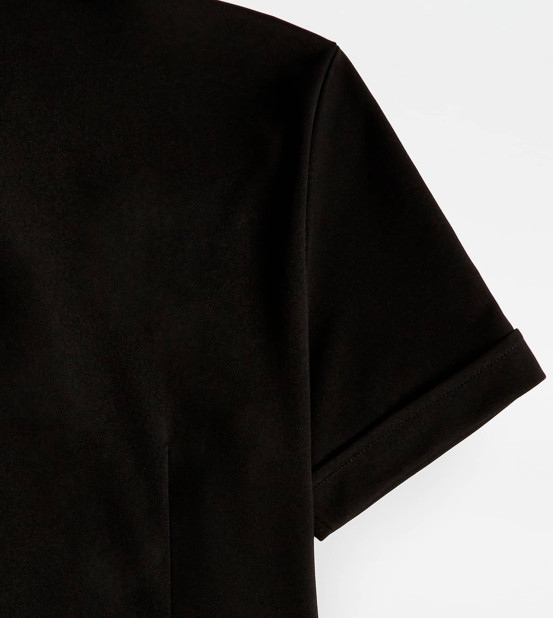SHIRT IN JERSEY - BLACK - 4