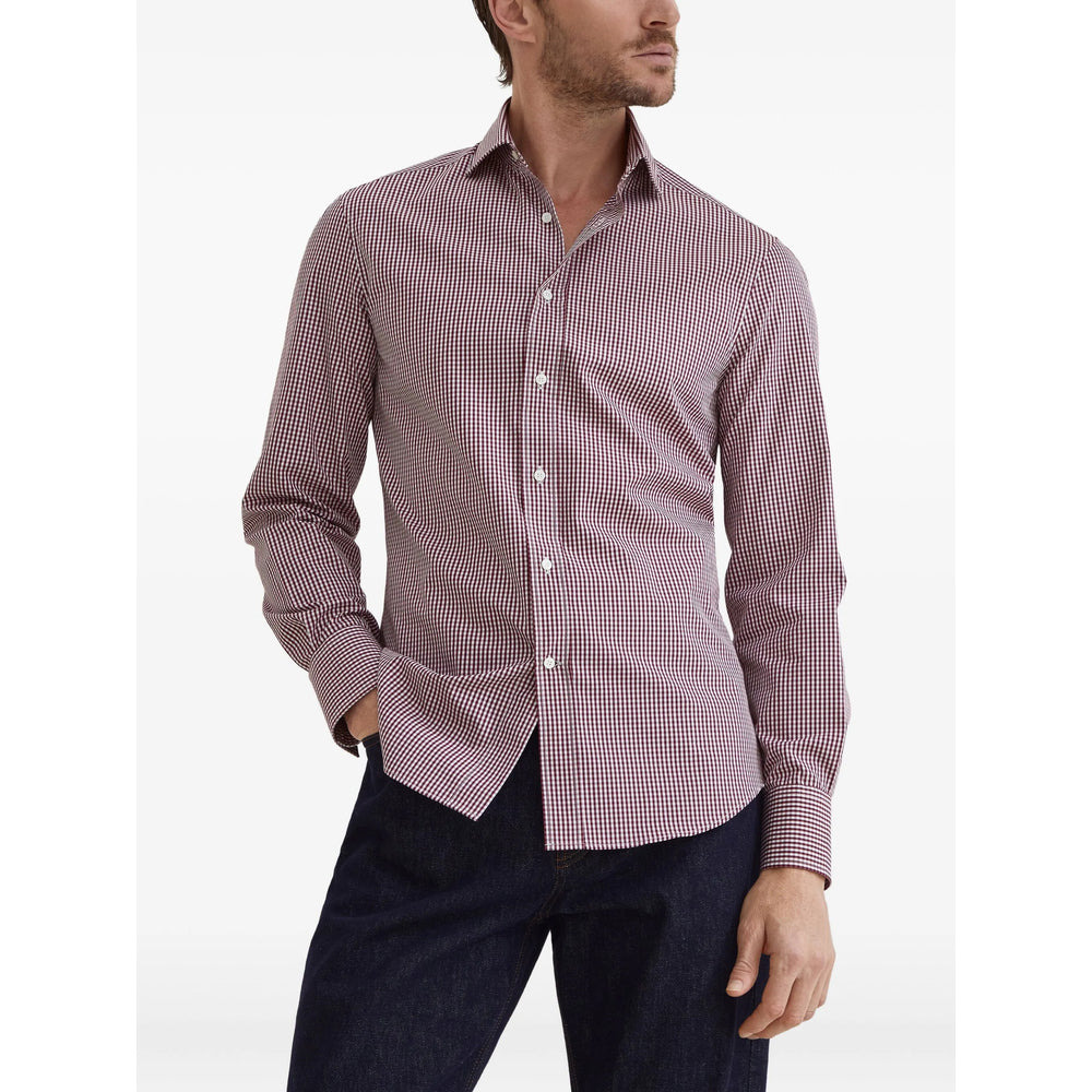 Brunello Cucinelli Red Shirts Men - 6
