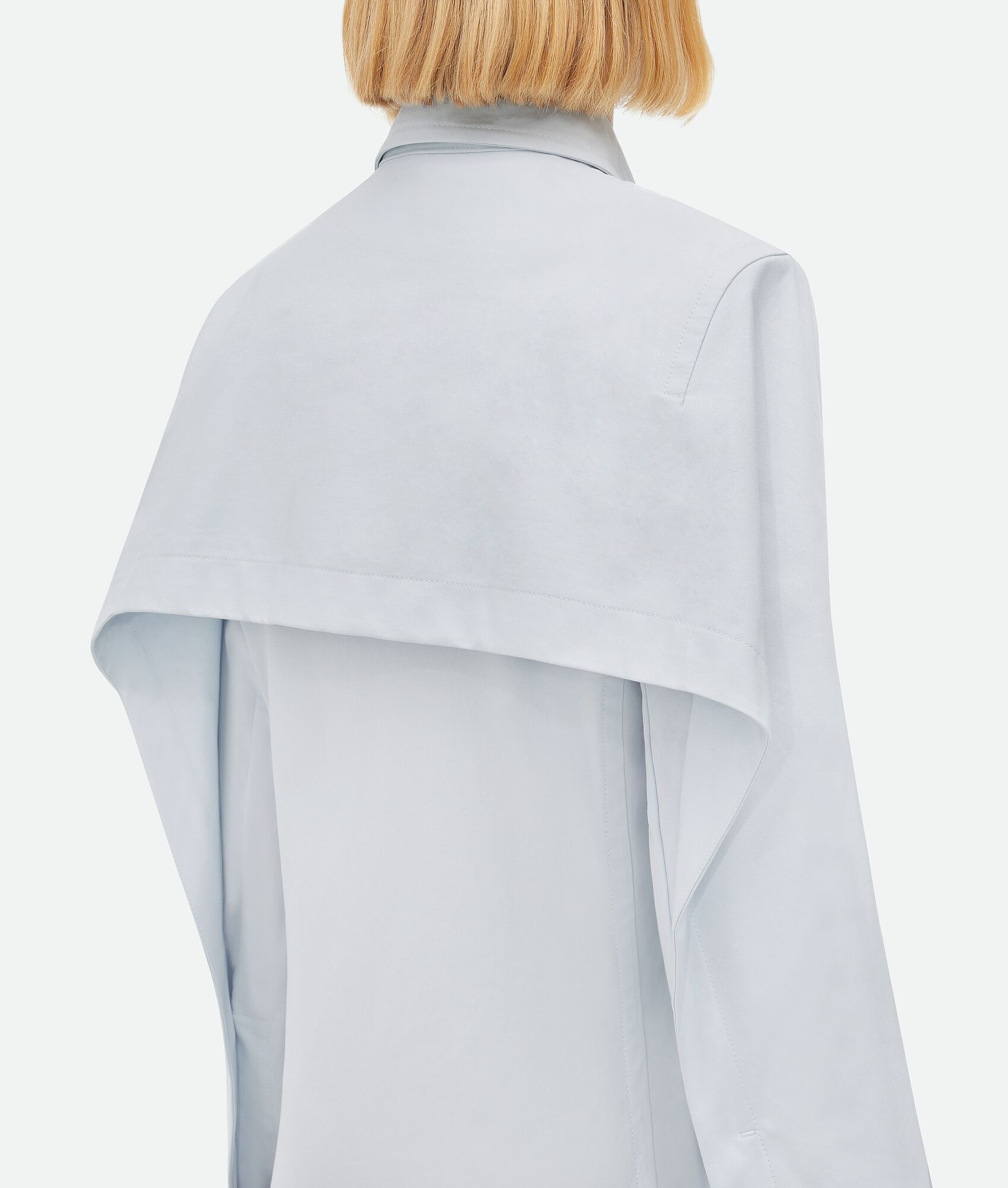 Cotton Shirt With Storm Flap - 4