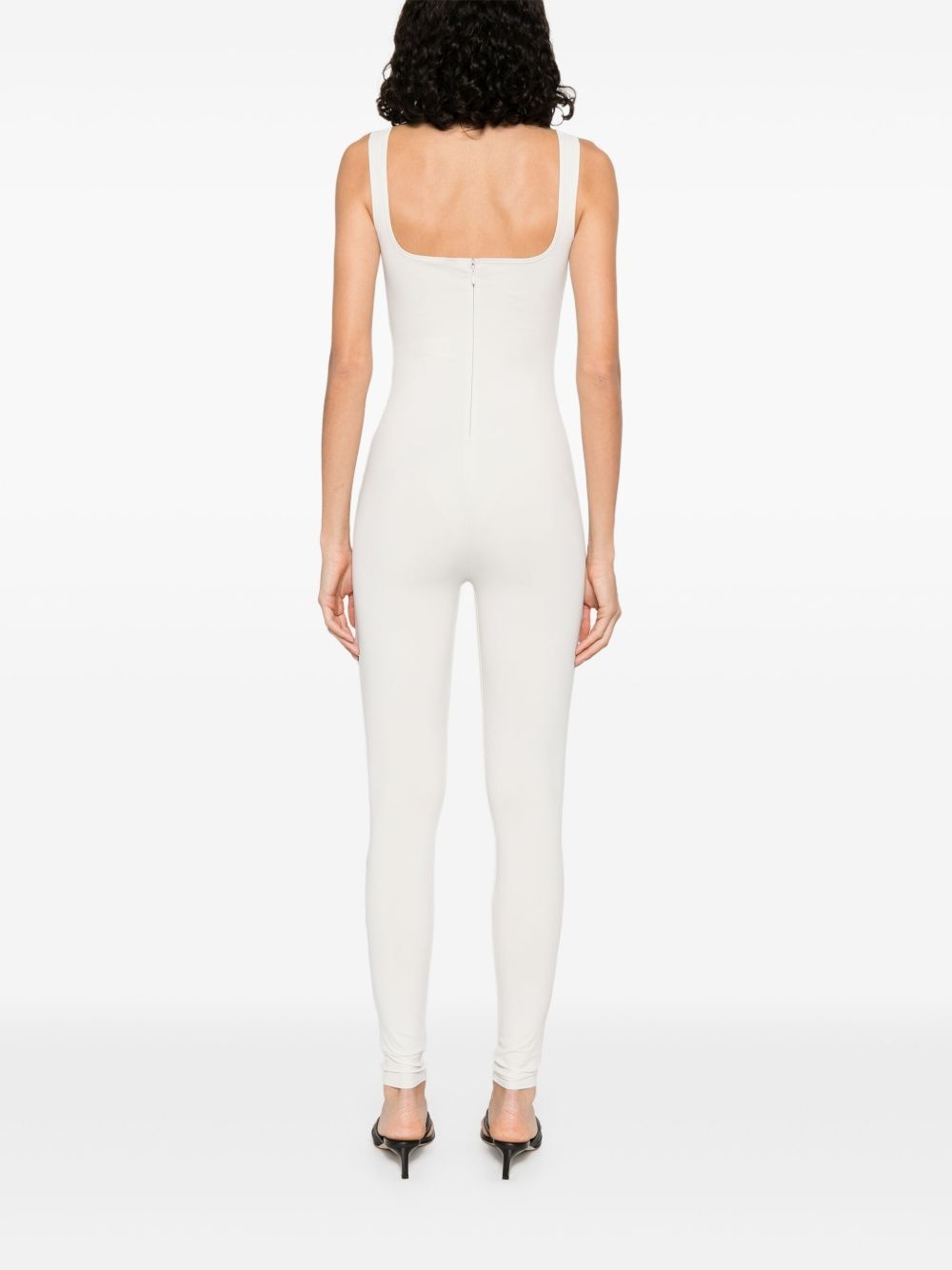 square neck jumpsuit - 4