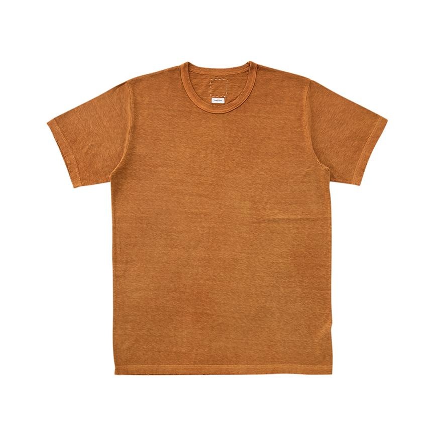 WIDE TEE S/S (UNEVEN DYE) ORANGE - 1