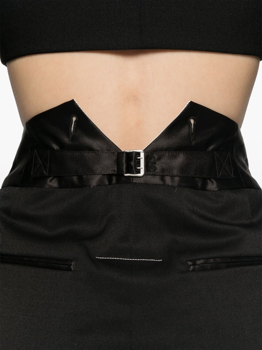 pleat-detailing maxi skirt - 5