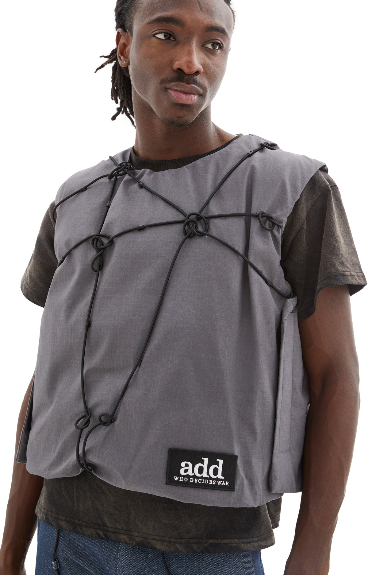 VEST W/DOWN PADDING (GREY) - 2