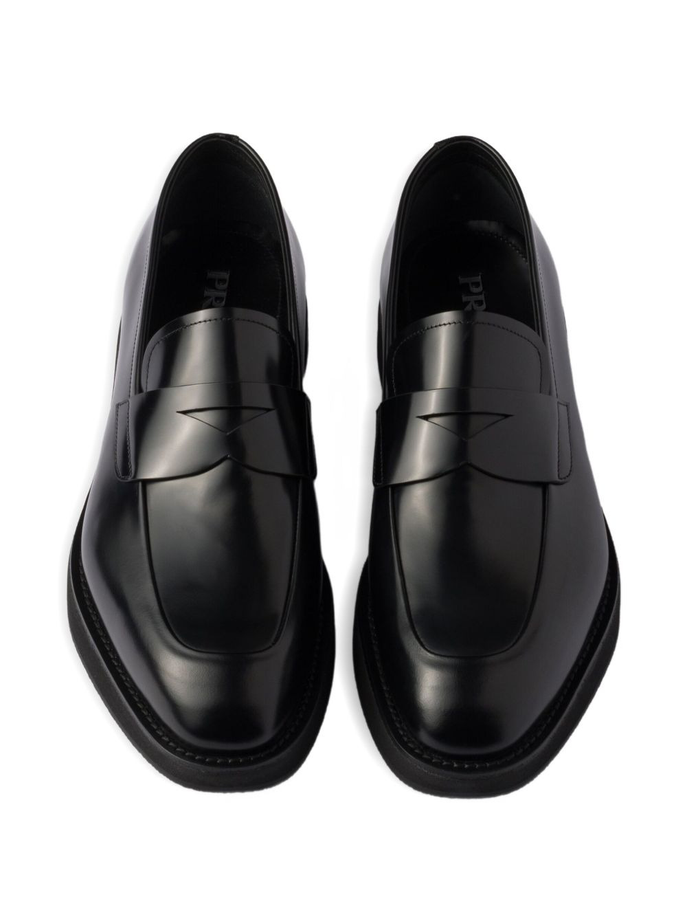 leather penny loafers - 5
