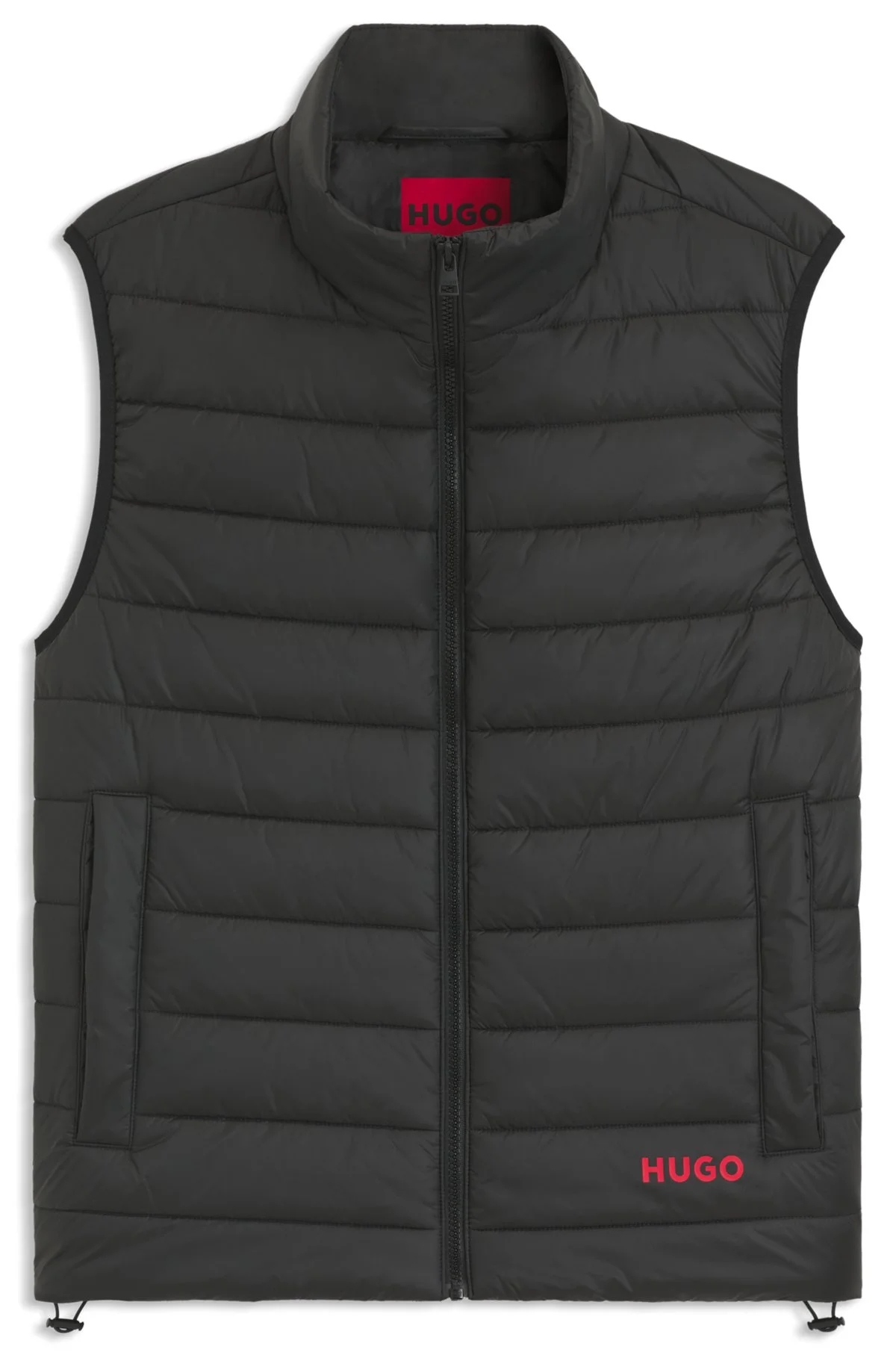WATER-REPELLENT GILET WITH LOGO PRINT - 1