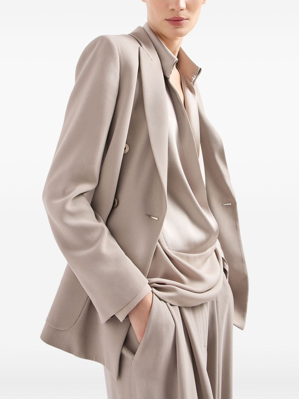 Double-Breasted Blazer - 4