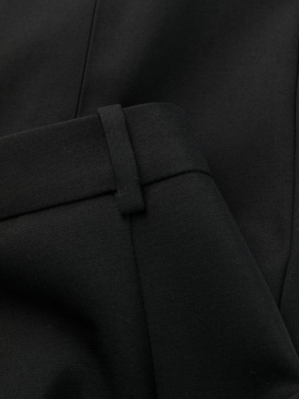 wool cropped trousers - 10