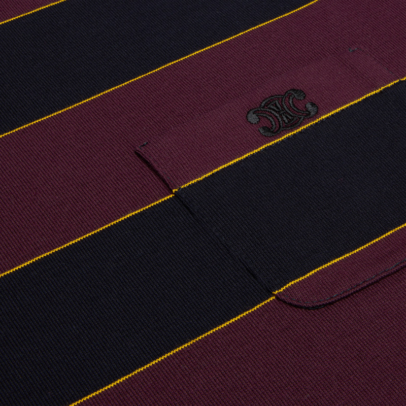 TRIOMPHE REGULAR T-SHIRT IN STRIPED JERSEY 4