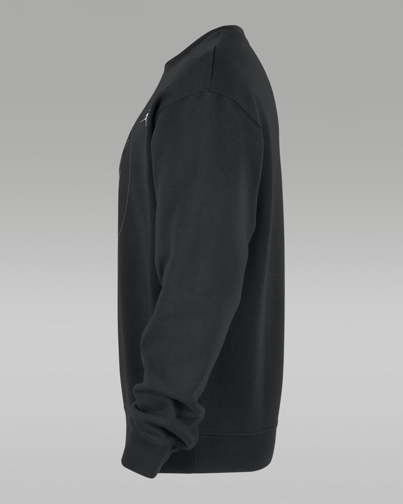 Brooklyn Nets Statement Essentials Men's Jordan NBA Fleece Crew-Neck Sweatshirt 3