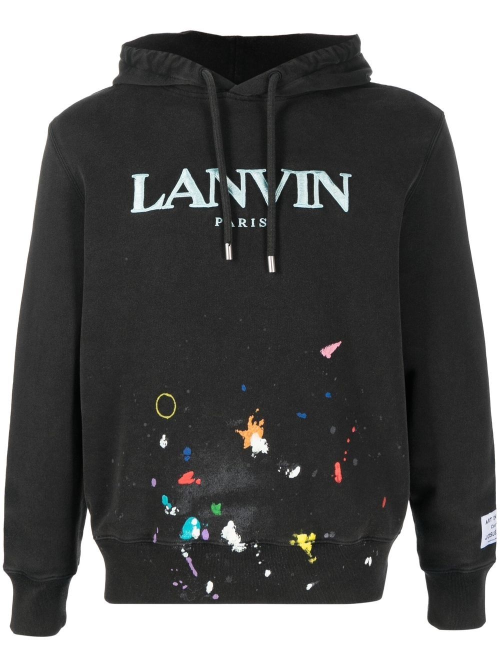 logo-print pullover hoodie - 1