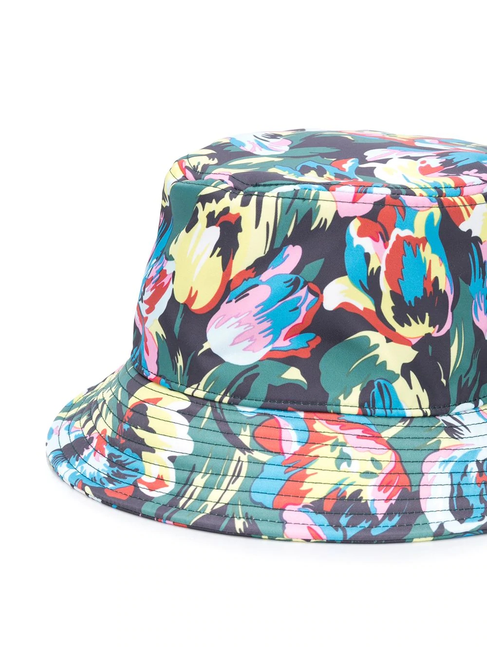 floral print bucket hat - 2