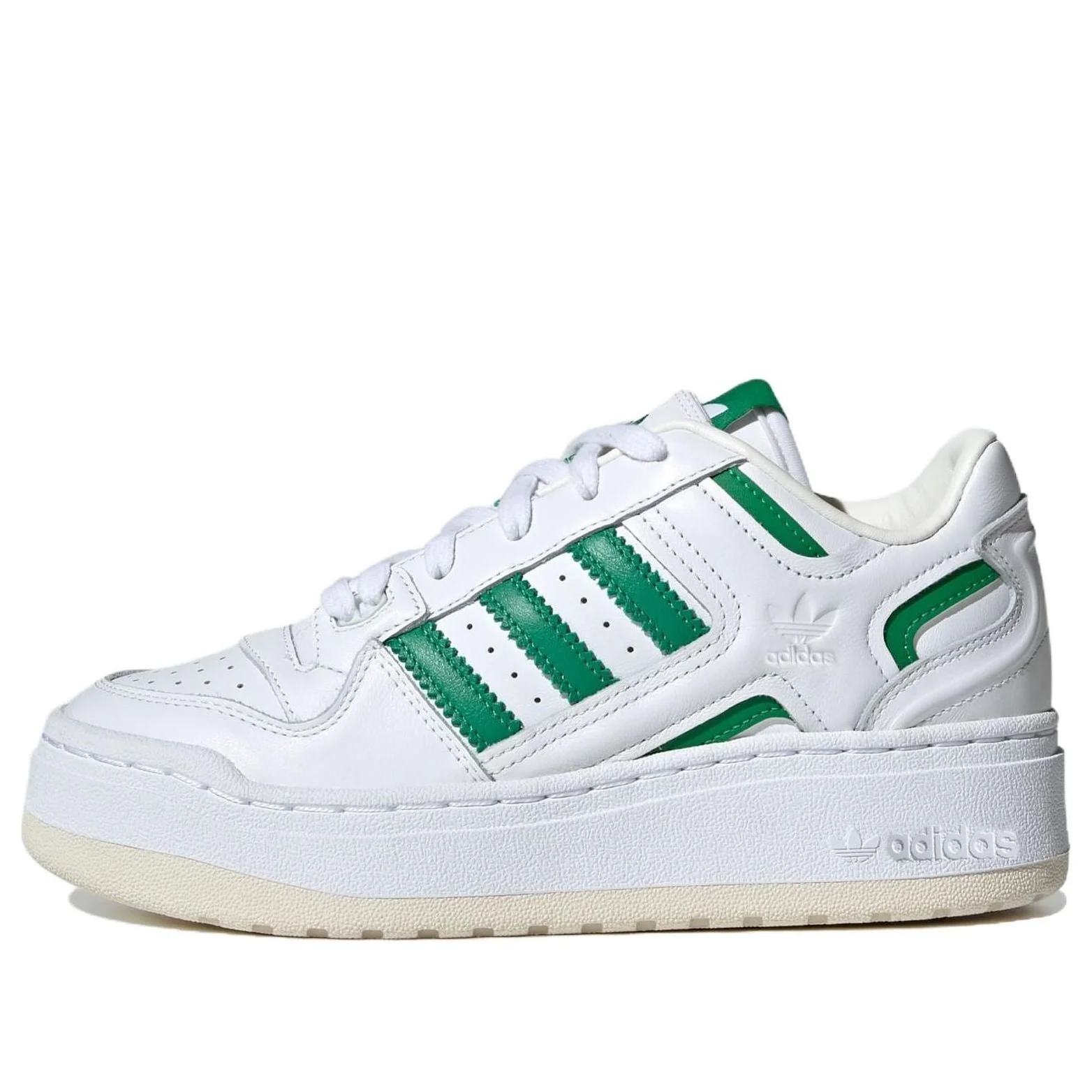 (WMNS) adidas Forum XLG 'White Green' IE0236 - 1