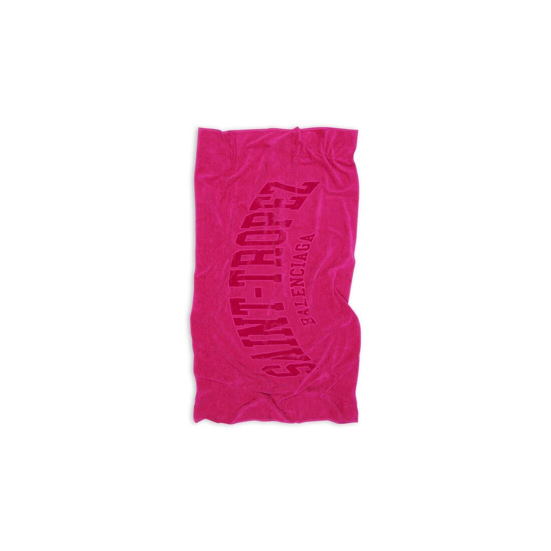 Women's Cities Saint Tropez Towel in Pink - 1
