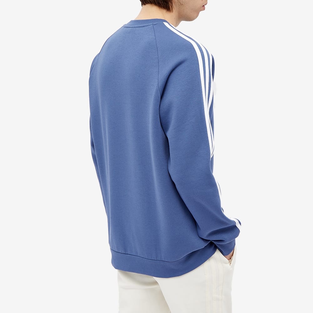 Adidas 3 Stripe Crew Sweat - 5