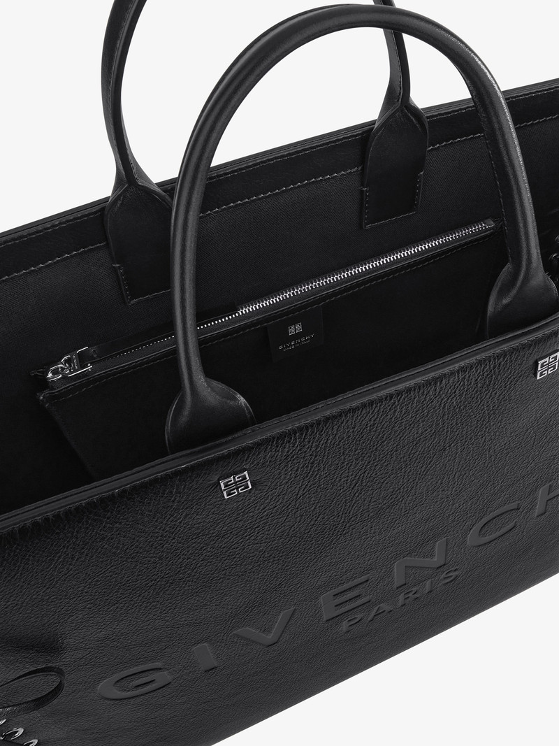 MEDIUM G-TOTE SHOPPING BAG IN CORSET STYLE LEATHER 5