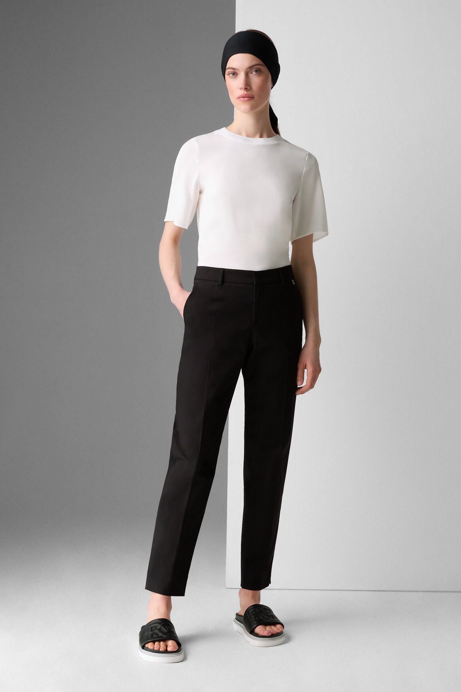 Joy Chinos in Black - 4
