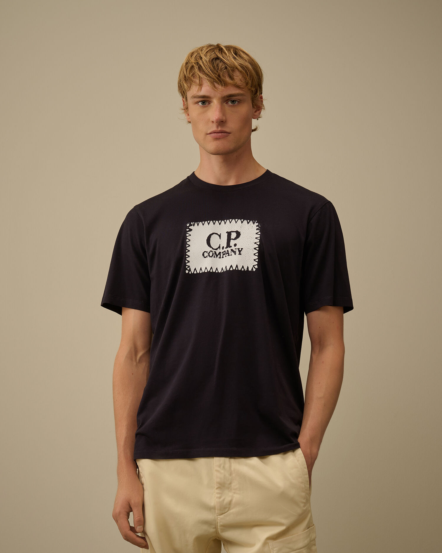 30/1 Jersey Short Sleeve Logo Label T-Shirt - 3