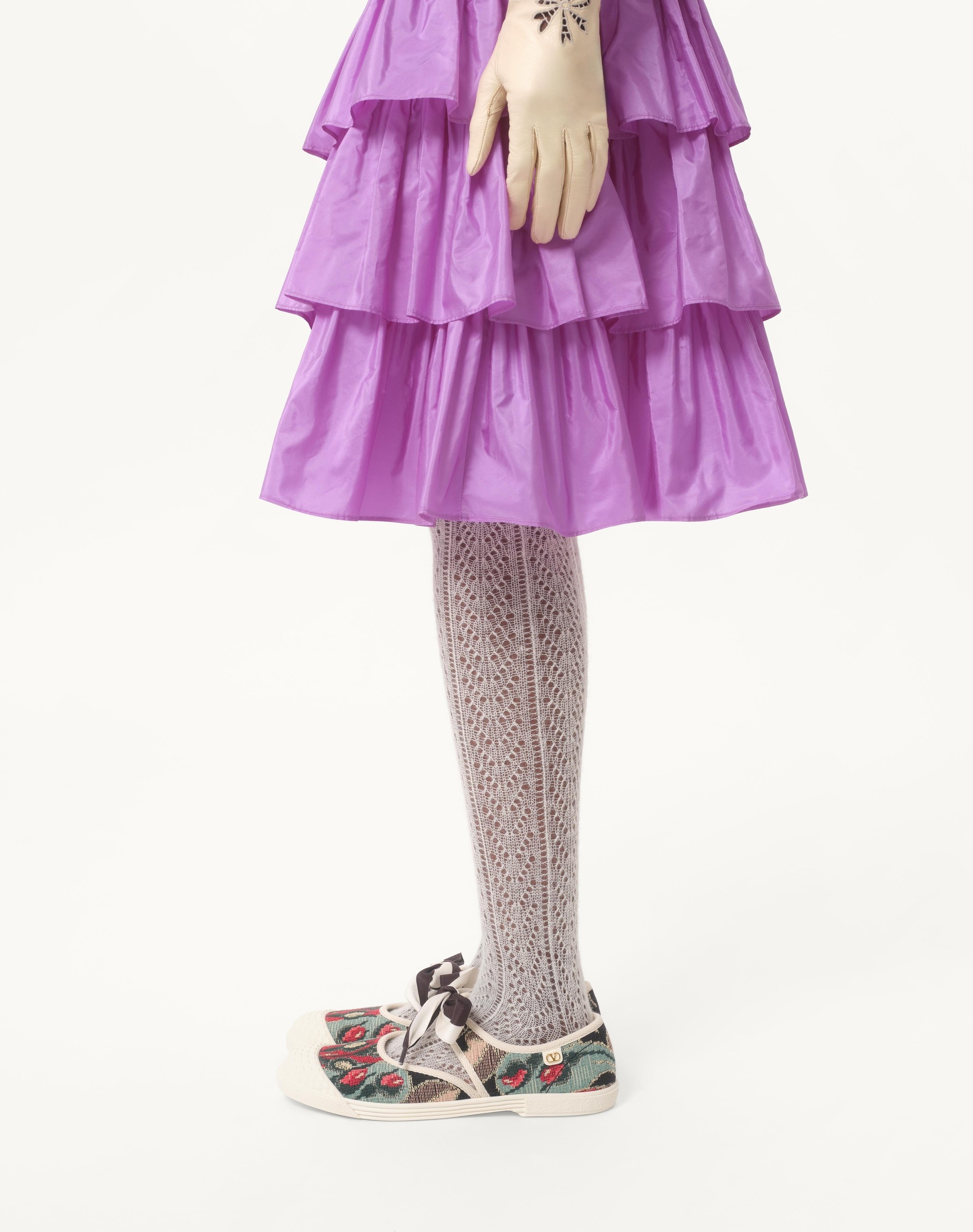 RUFFLED TAFFETA SKIRT - 3