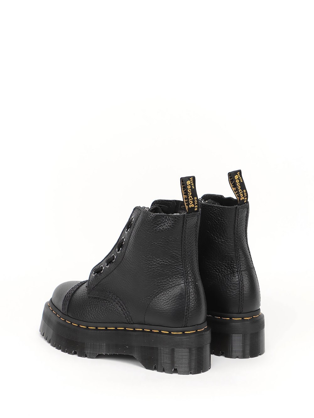 `Sinclair` Leather Platform Boots - 3