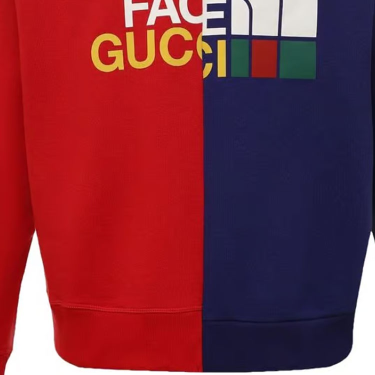 Gucci x The North Face Sweatshirt 'Blue Red' 671500-XJDRE-6051 - 5