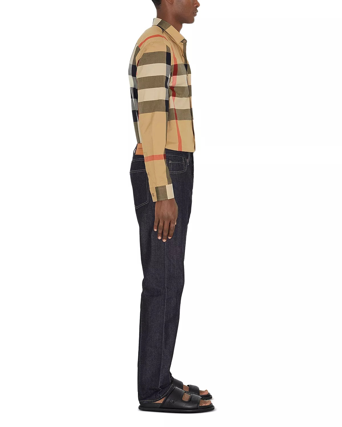 Summerton Cotton Poplin Check Slim Fit Button Down Shirt - 5