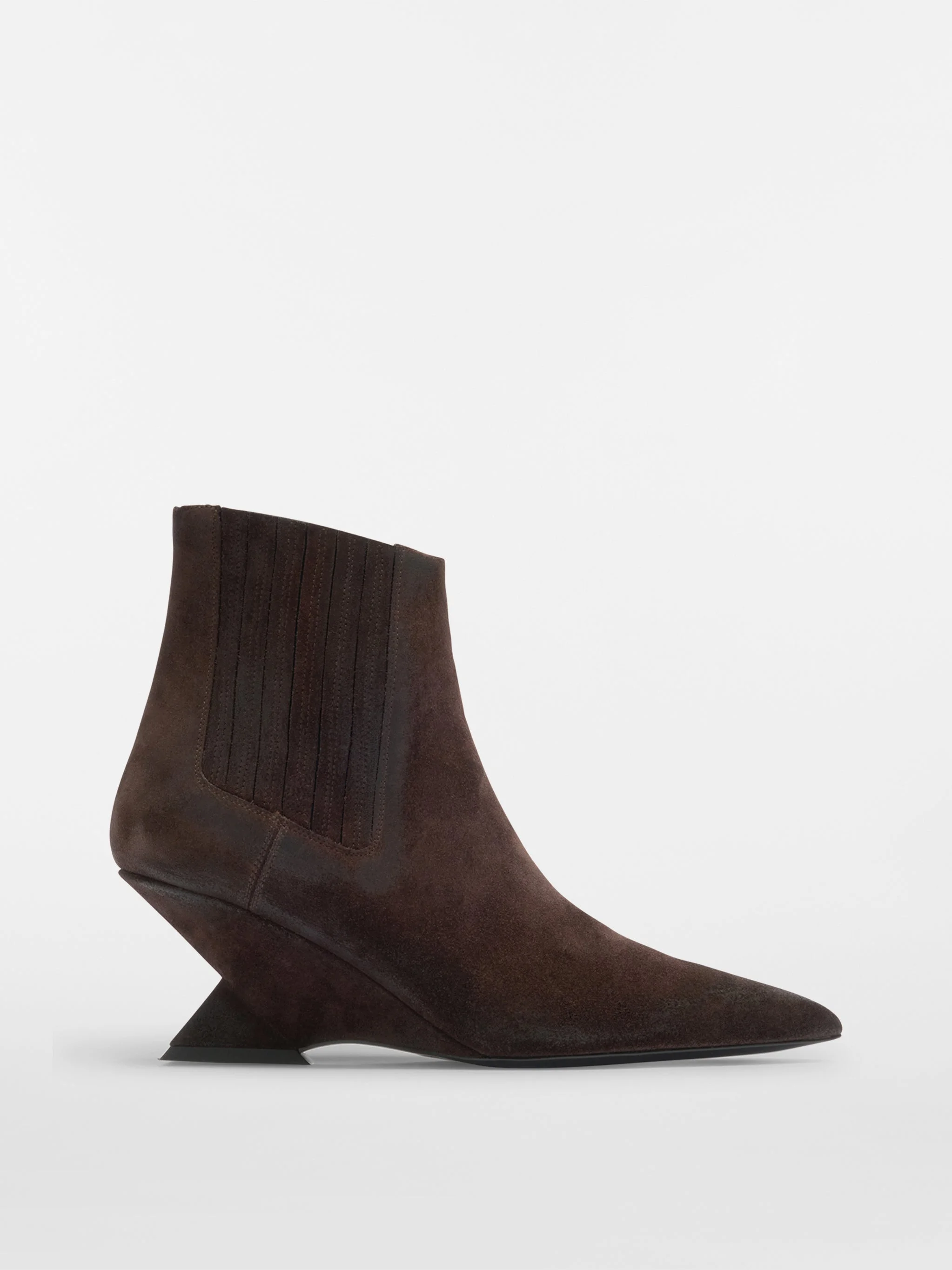 ''CHEOPE'' DARK BROWN ANKLE BOOT - 1