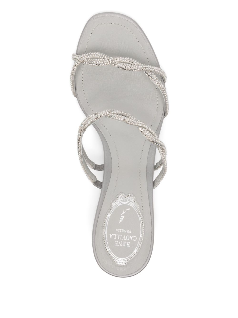 55mm crystal-embellishment sandals - 4