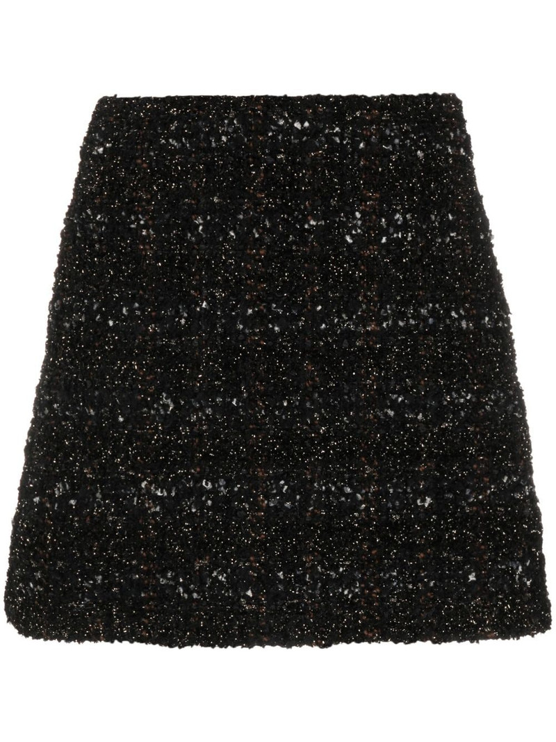 textured high-waist skirt 1