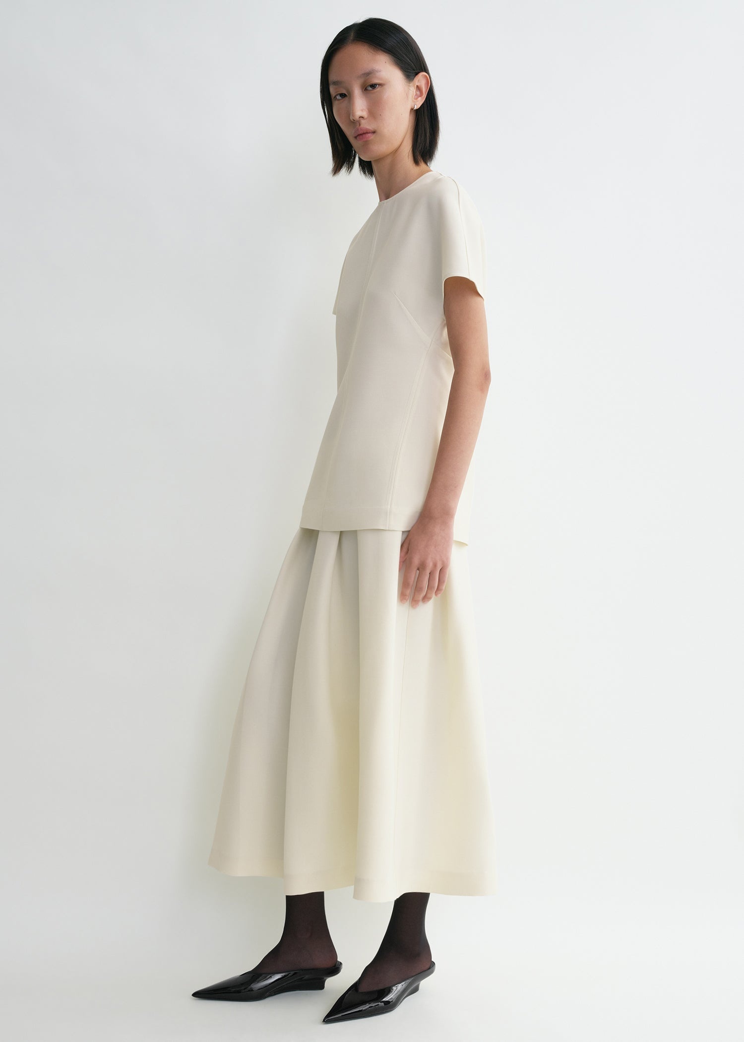 Cap-sleeve top macadamia - 3