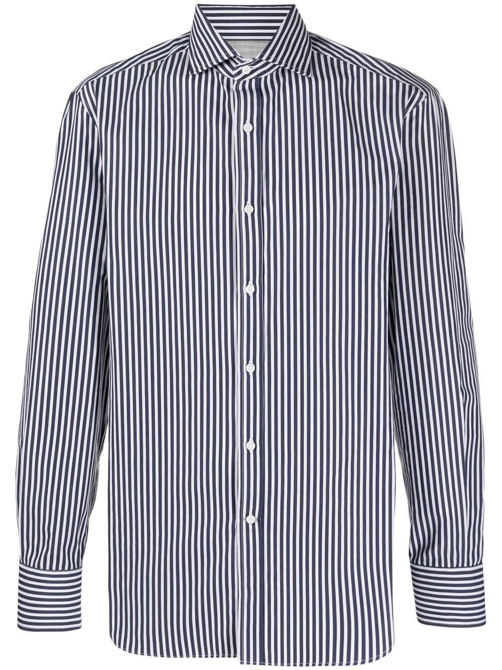 striped cotton shirt - 1