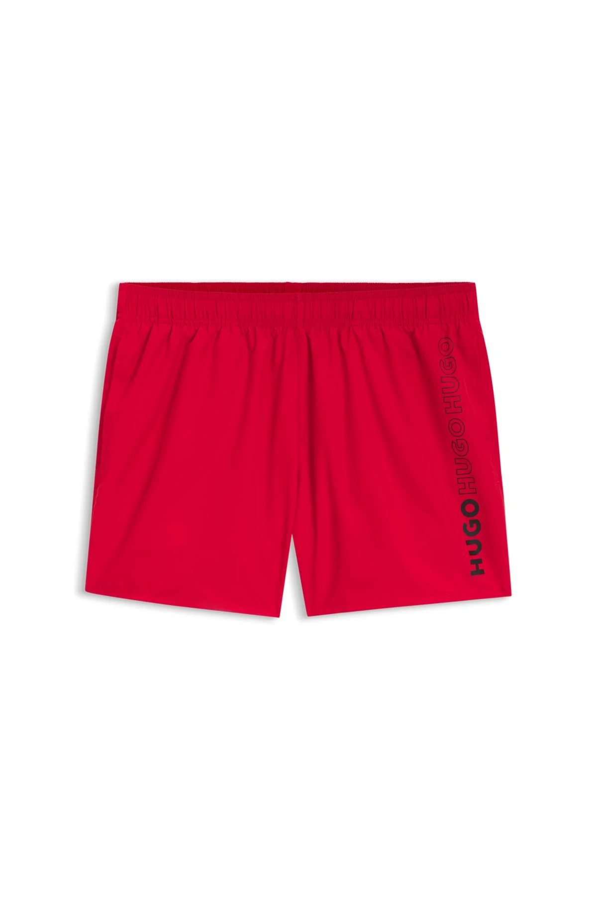 SWIM SHORTS WITH REPEATED LOGOS - 1