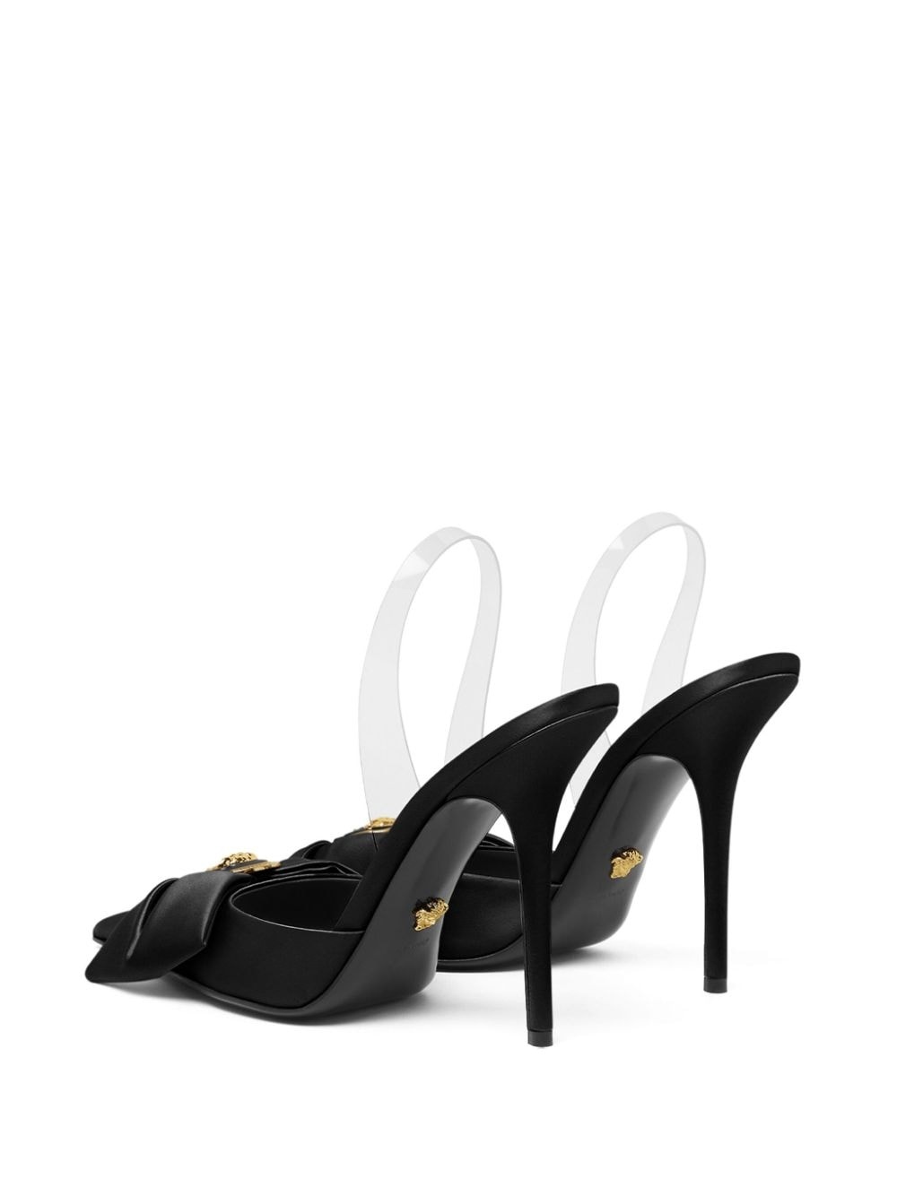 Alia 110mm satin slingback pumps - 3